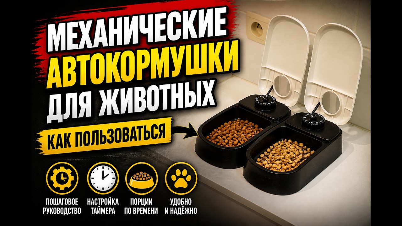 Механические авто-кормушки для животных