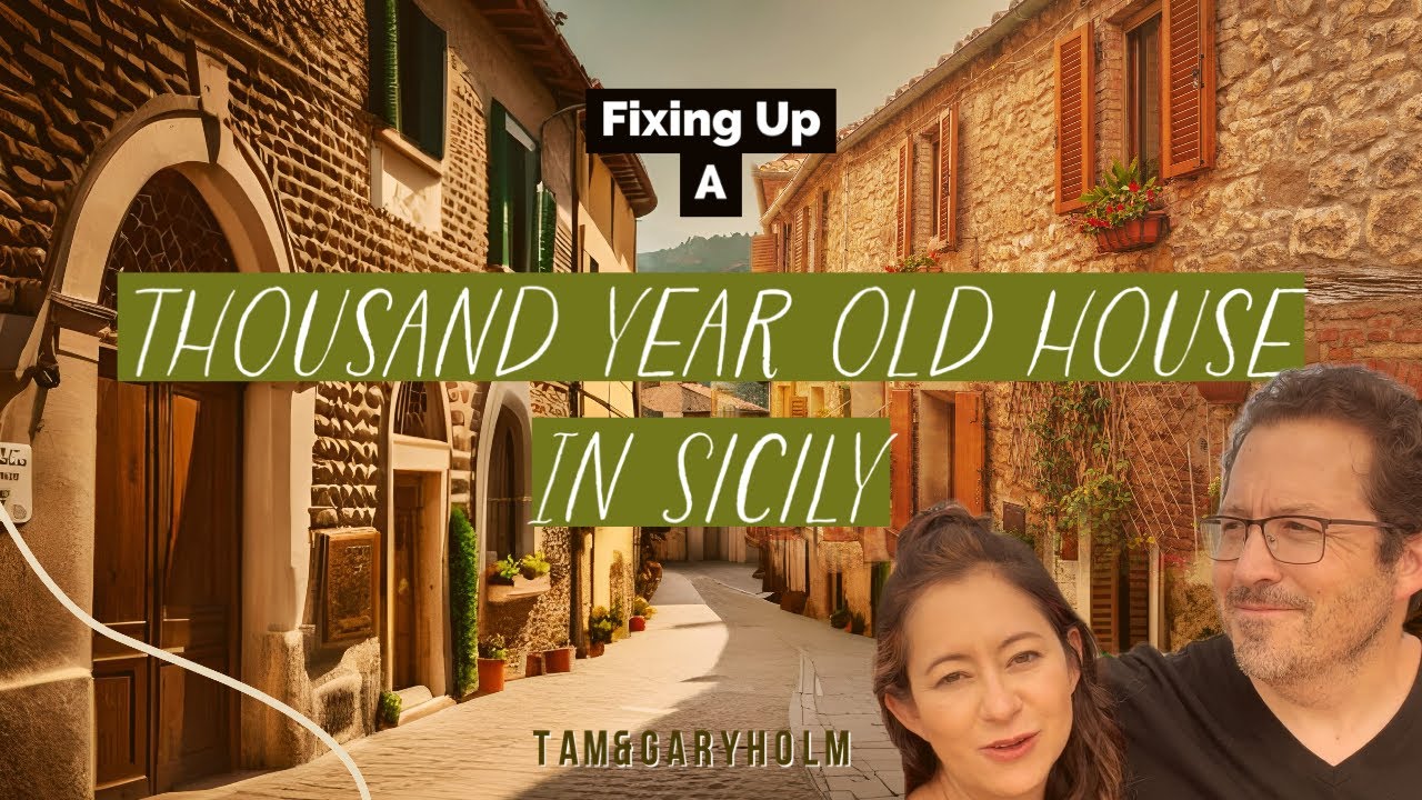 Fixing up a thousand year old house in Sicily!  It's a Terrace Terracotta Tour de Force!