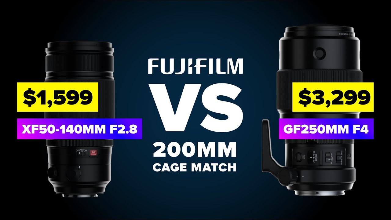 FujiFilm X-Series vs GFX @ 200mm (XF50-140mm vs GF250mm) Comparison (Pixel Peeping)