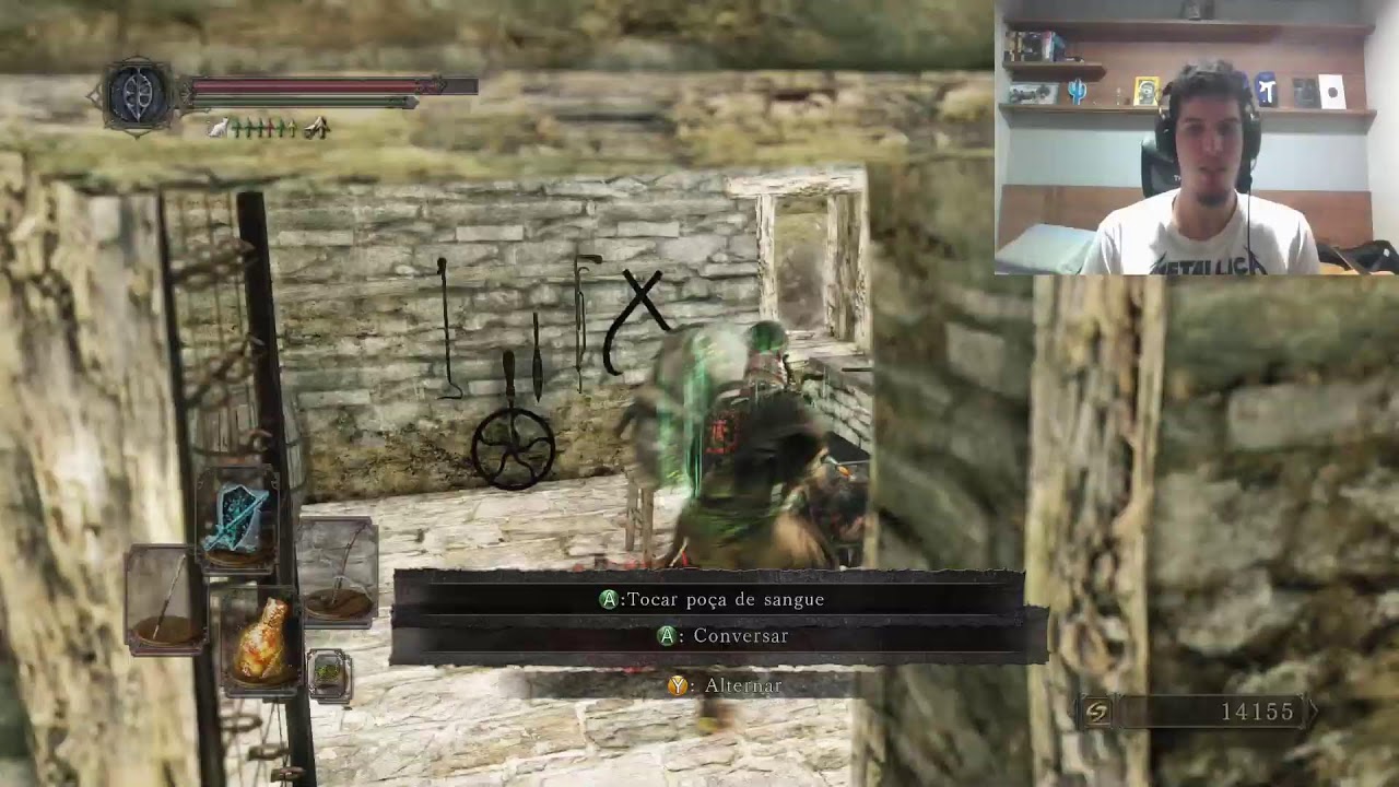 Zerando Dark Souls 2 Com uma colher?! (Pior arma do jogo)