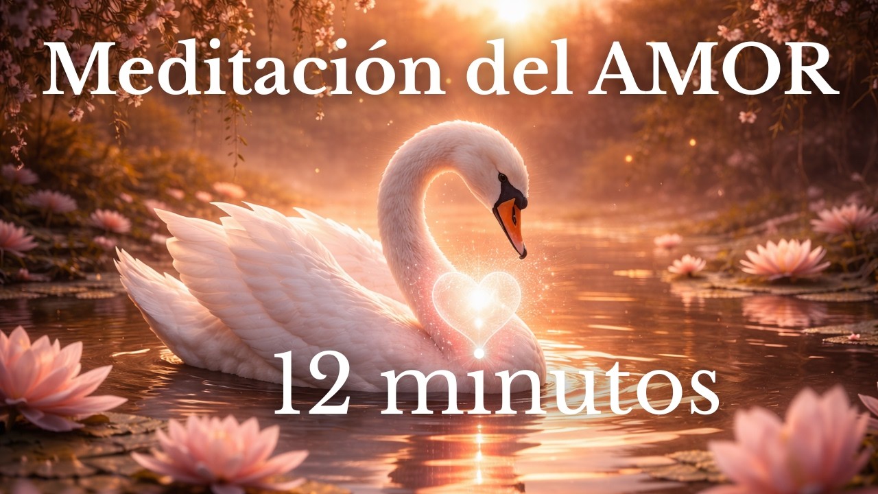 💖 Meditación guiada para Conectar con el AMOR || 12 Minutos para Abrir tu CORAZÓN 💖