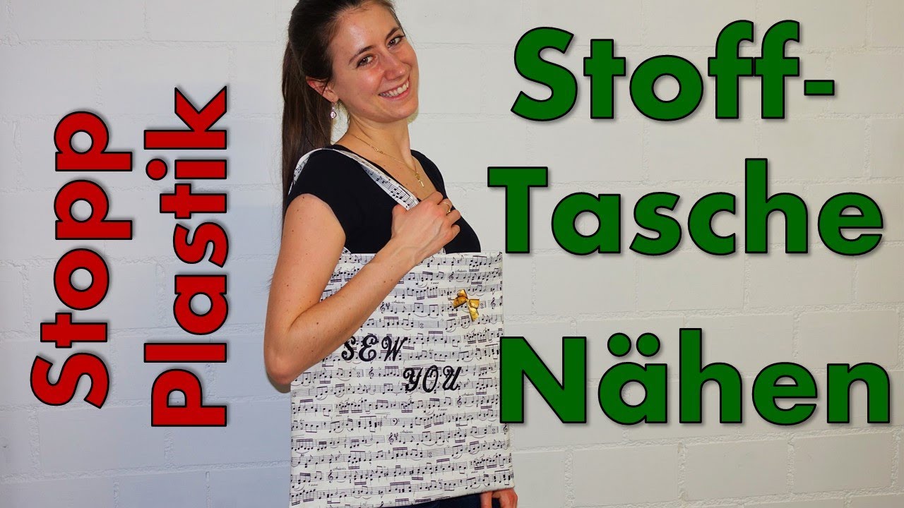 Stofftasche n&auml;hen - Schluss mit Plastiktaschen!