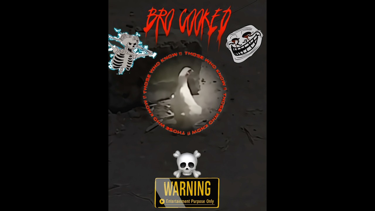 Moment Before Cooked 💀🦆 #trendingshorts #trollface #troll #edit