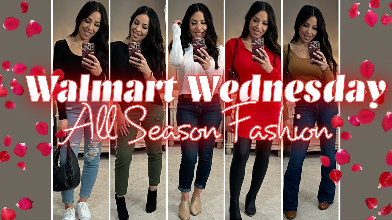 WALMART WEDNESDAY|Clothing Try-On HAUL|All-Season Fashion Winter to Spring 2022|#over40 #walmart