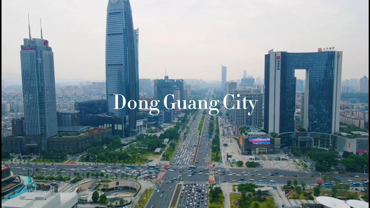 Dongguan City  in Guangdong Province. China travel, beautiful city