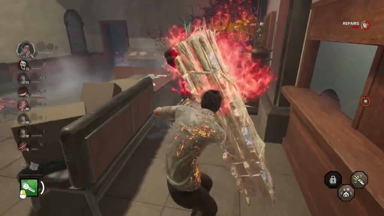 Dwight being a menace in 2v8