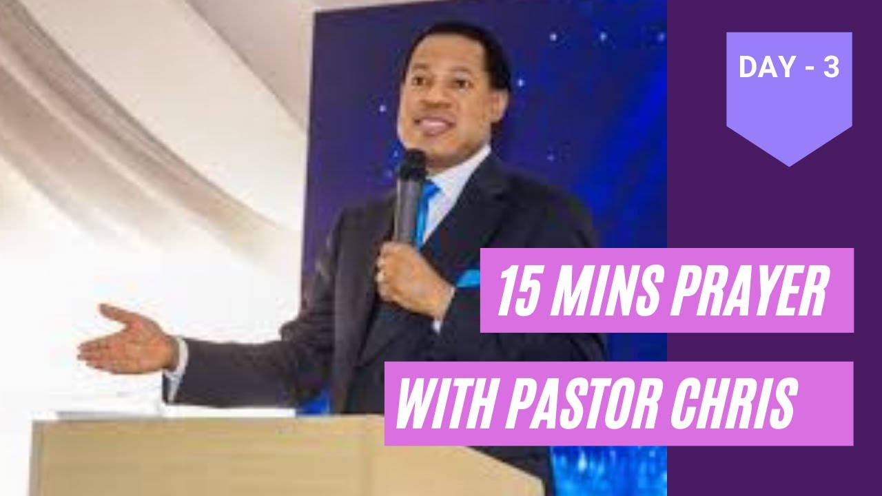 PASTOR CHRIS OYAKHILOME - 15 MINS PRAYING IN TONGUES DAY 3