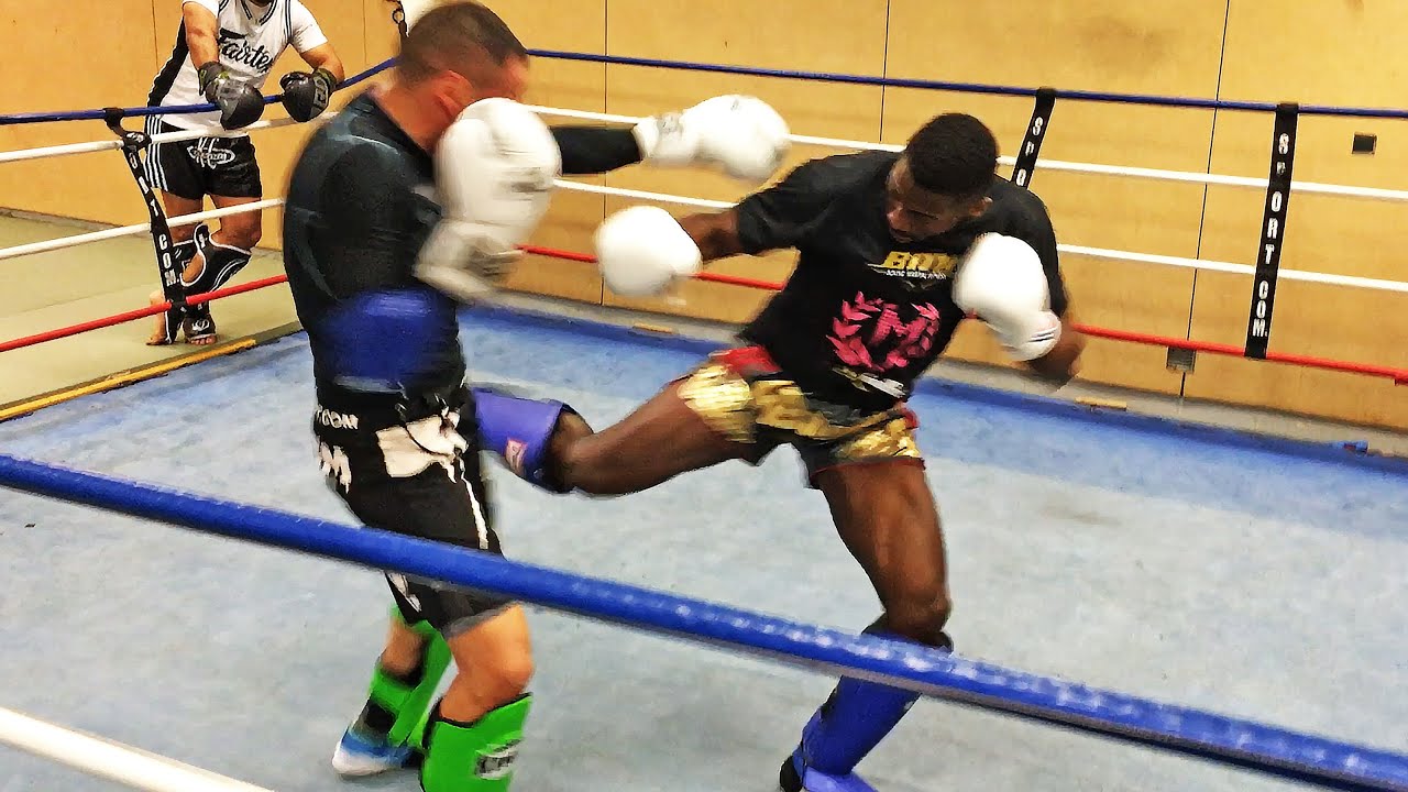 Sparring : CÉDRIC DOUMBÉ vs NIZAR GALLAS chez KAMEL CHOUAREF au KC BOXING