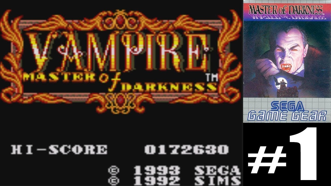 VAMPIRE -master of darkness- #1 [GAME GEAR] Full gameplay