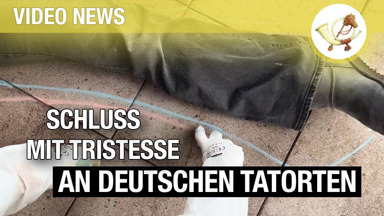 Damit es nicht so traurig aussieht: Mordopfer werden k&uuml;nftig mit bunter Kreide umrandet