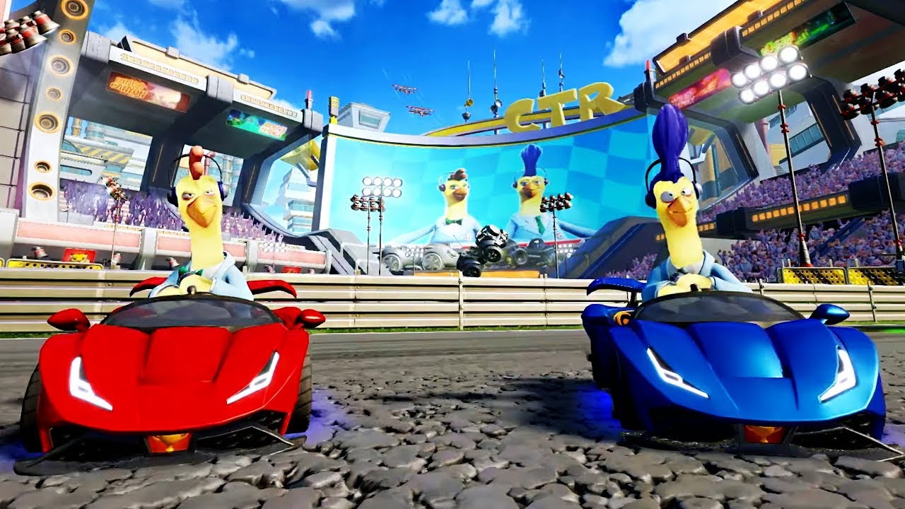 Crash Team Racing Nitro-Fueled - Online Races 4 vs 4 | Chick vs Stew #42