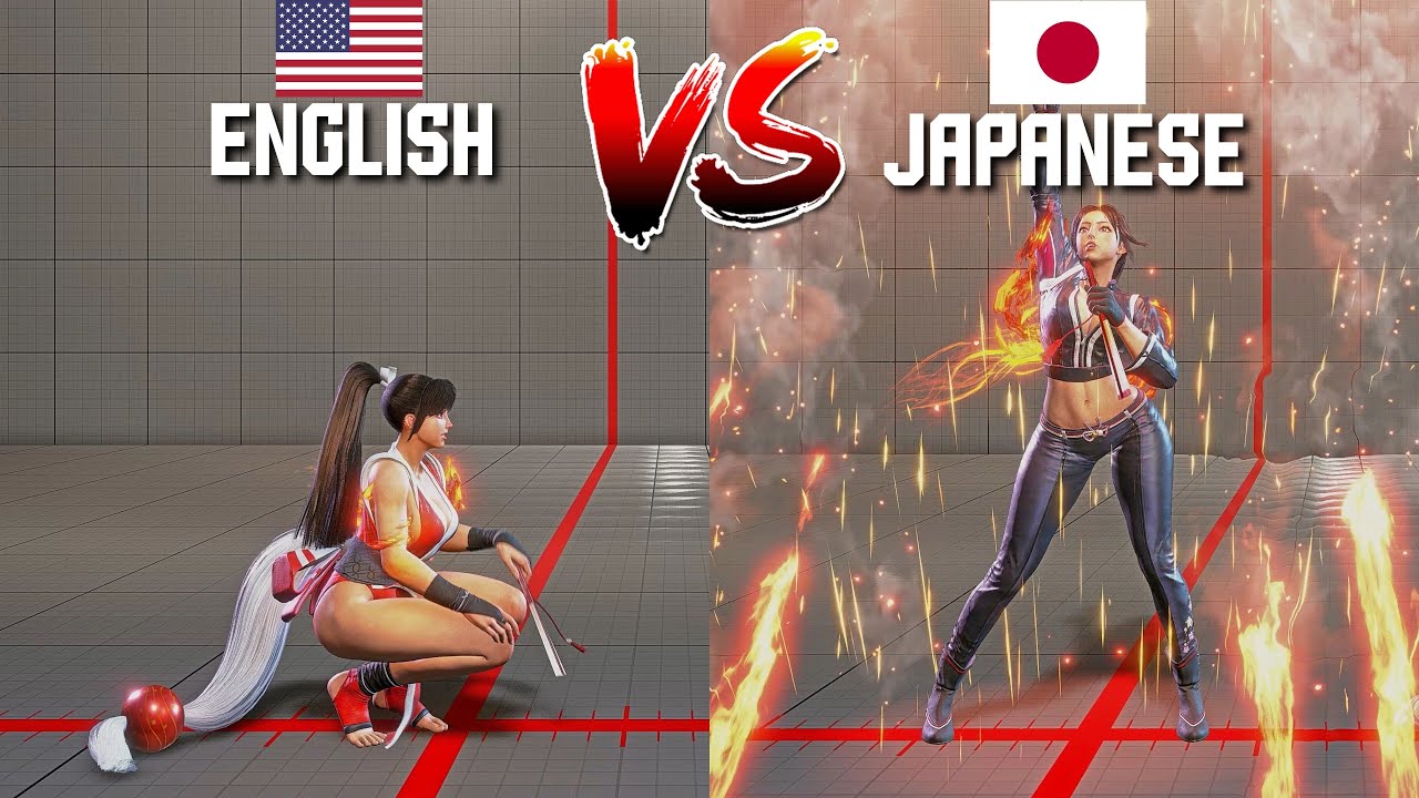 SF6: English Vs Japanese - Mai Voice Acting Comparison