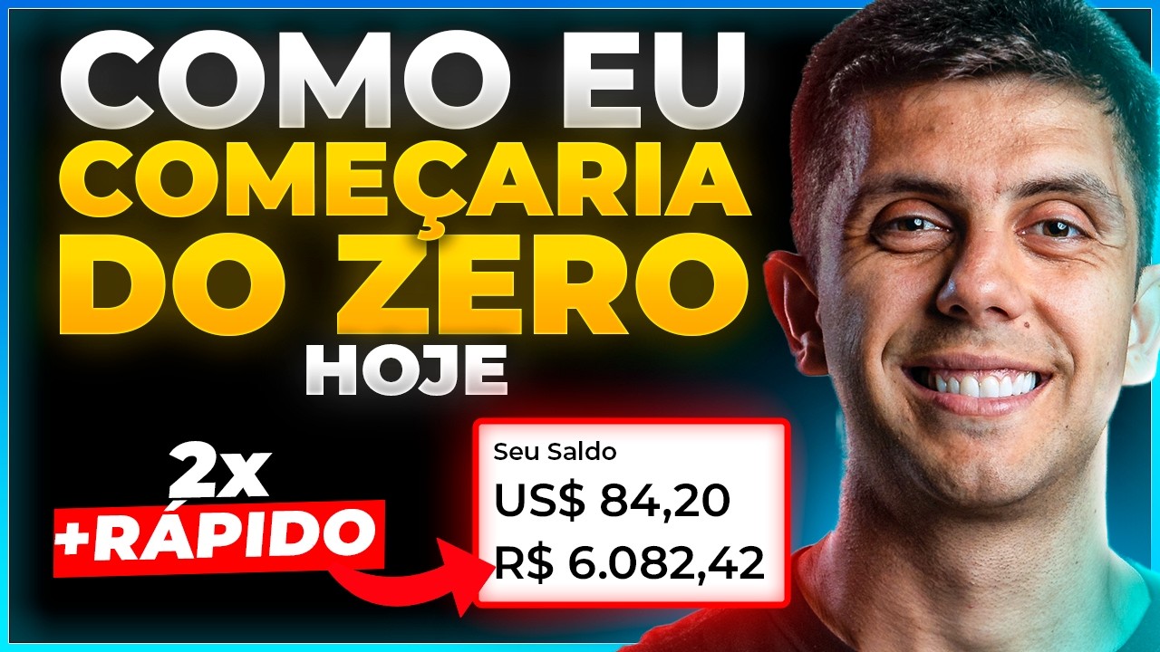 COMO COME&Ccedil;AR COMO AFILIADO EM 2025 (Como eu come&ccedil;aria do ZERO hoje)