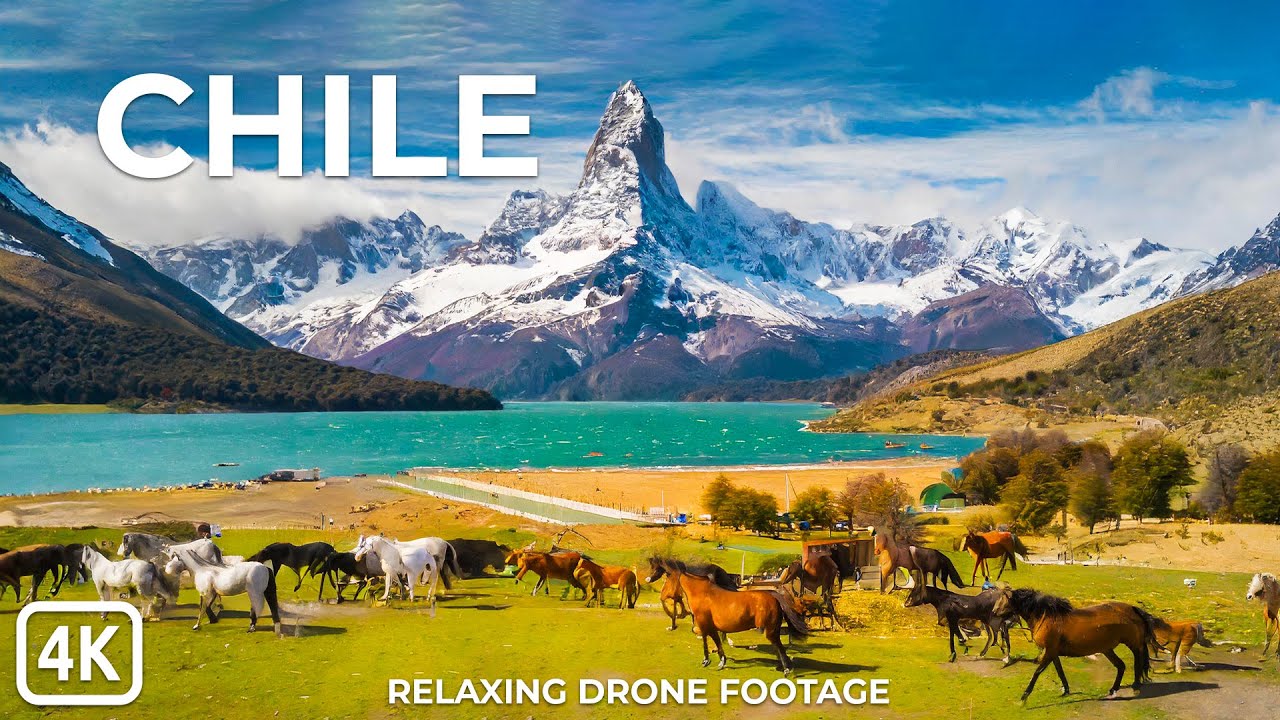 Carefree Chile 4K: Drone Footage with Relaxing Music