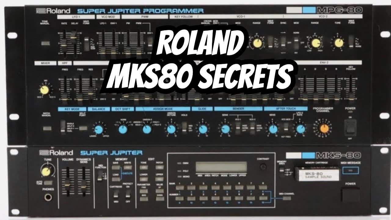 Roland MKS-80 - What is it like to Program? #SuperJupiter