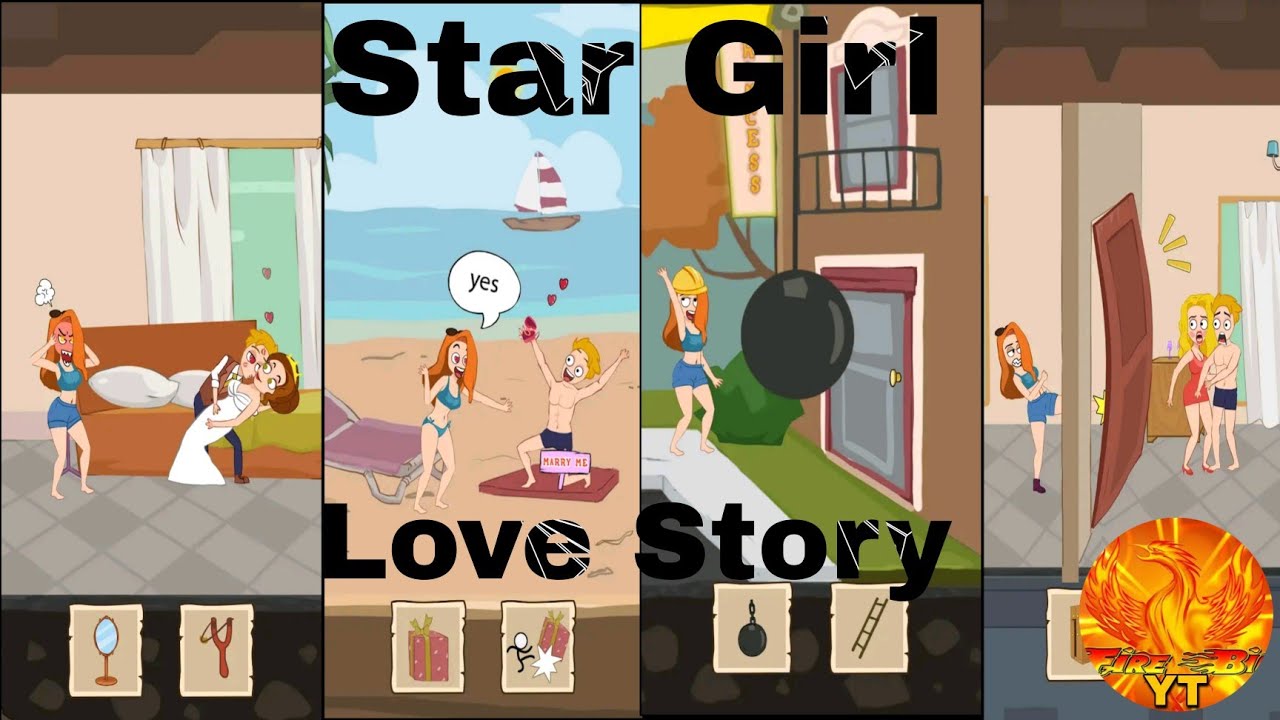 Star Girl : Love Story //Adventure Game // Mobile Game // FireBirdYT