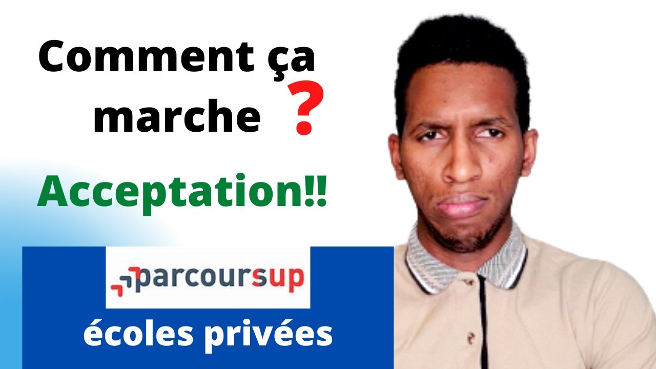 Les étapes à suivre sur campus France : Accepté sur Parcoursup, école privée. Attestation admission