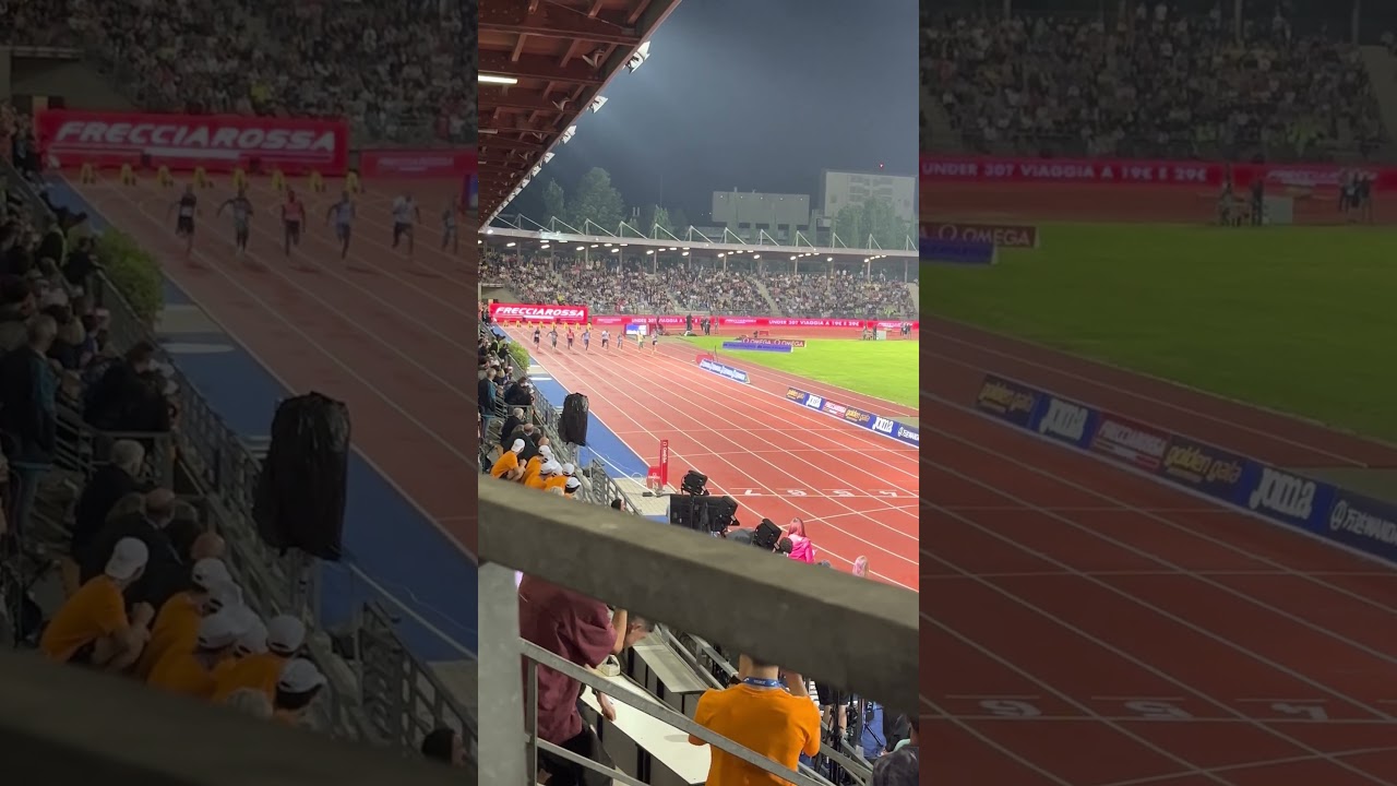 Samuele Ceccarelli 10.13 - Fred Kelley 9.93 - Diamond League Florence