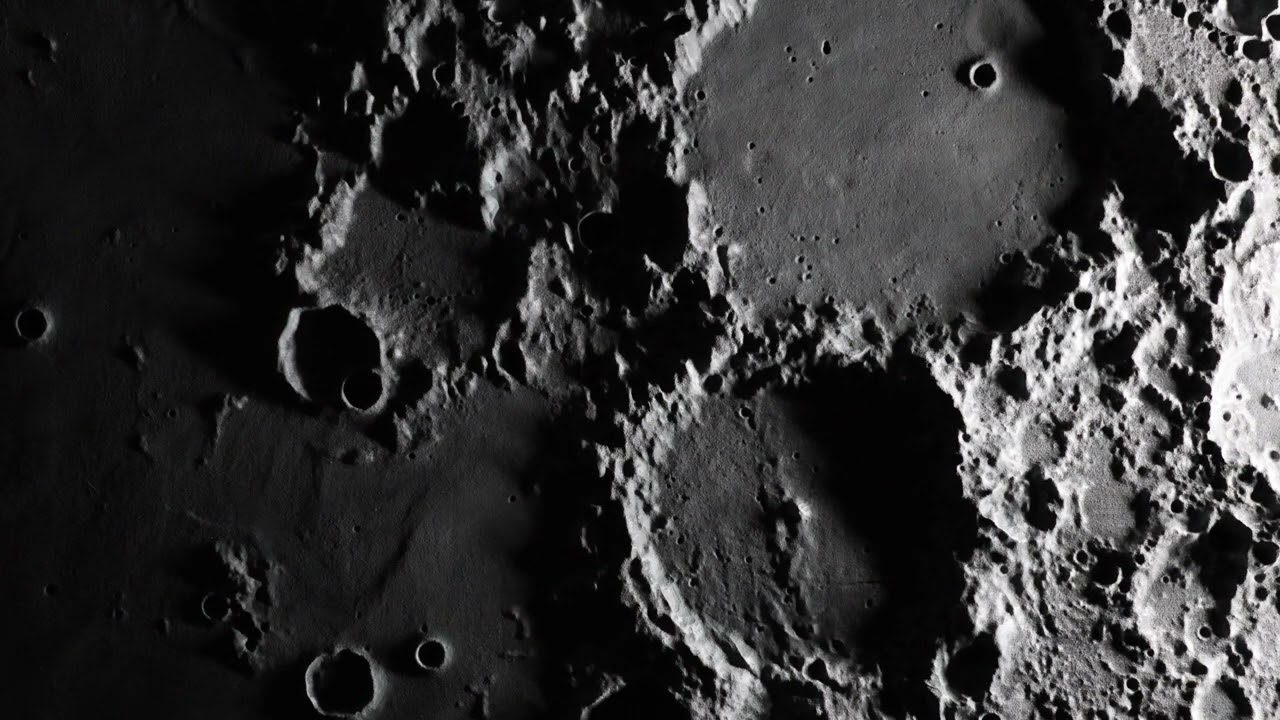 Sunrise on Ptolemaeus Crater Region