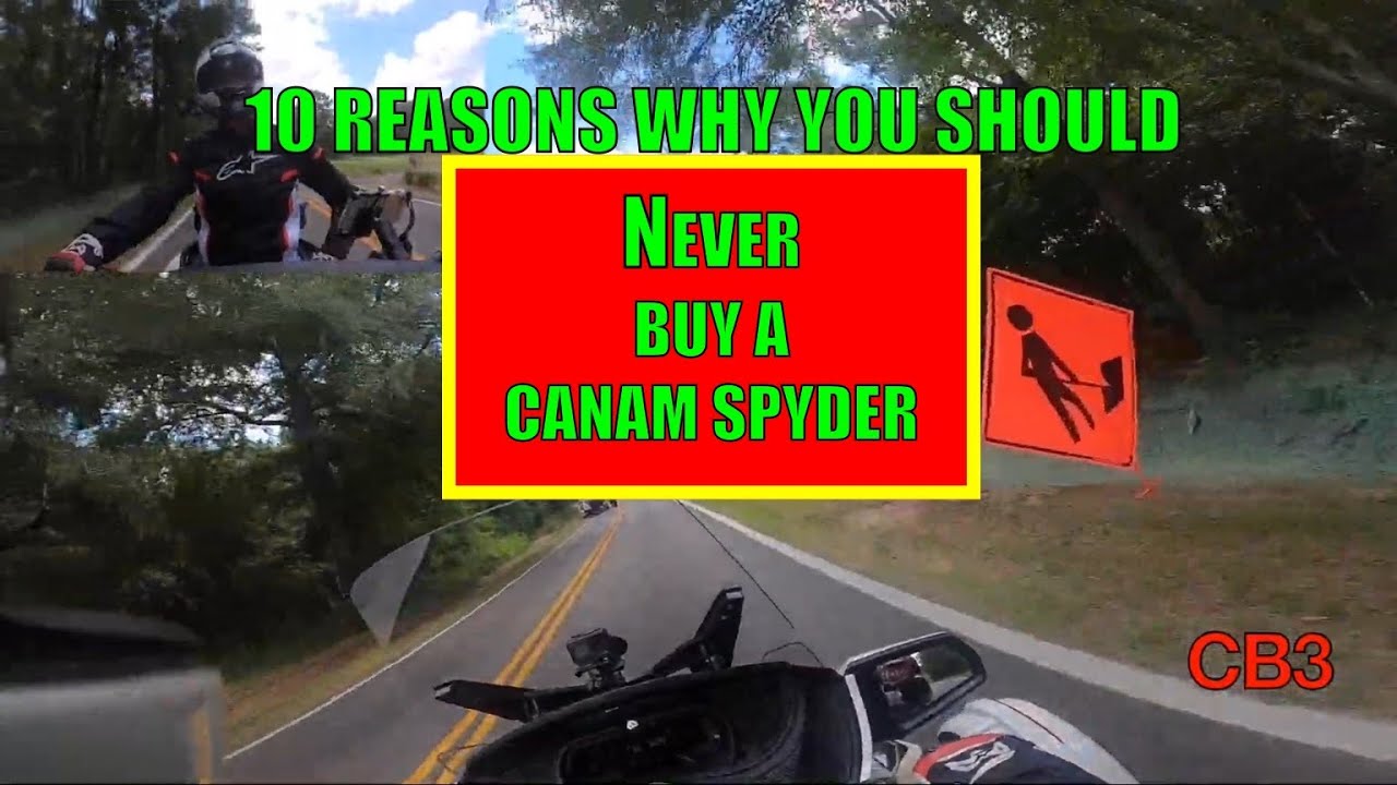 10 главных причин, по которым вам никогда не следует покупать Can Am Spyder. Обзор на 10 000 миль!!!