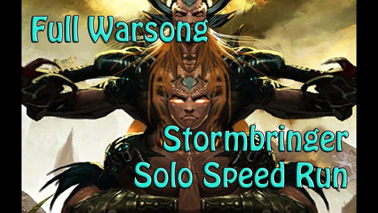PWI - Stormbringer Soloing Full Warsong in 20 minutes (Speed Run - after pavs)