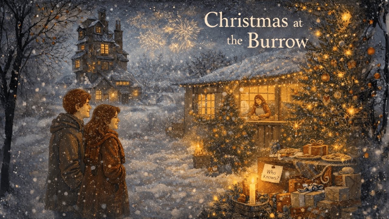 The Yule Feast at the Burrow | A Cozy Winter Harry Potter Sleep Story To Fall Asleep To