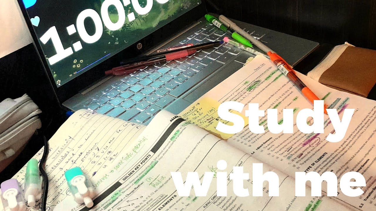 Study with me: 3 hours 🍀🕊🌳 | Only background noise, No music | Pomodoro⏳️| Chemistry-JEE26 | ASMR