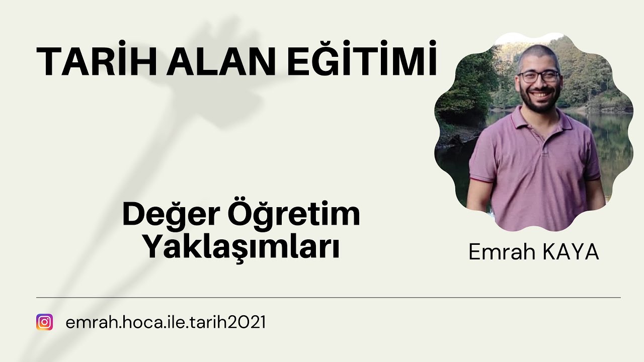 8. Değer Öğretim Yaklaşımları