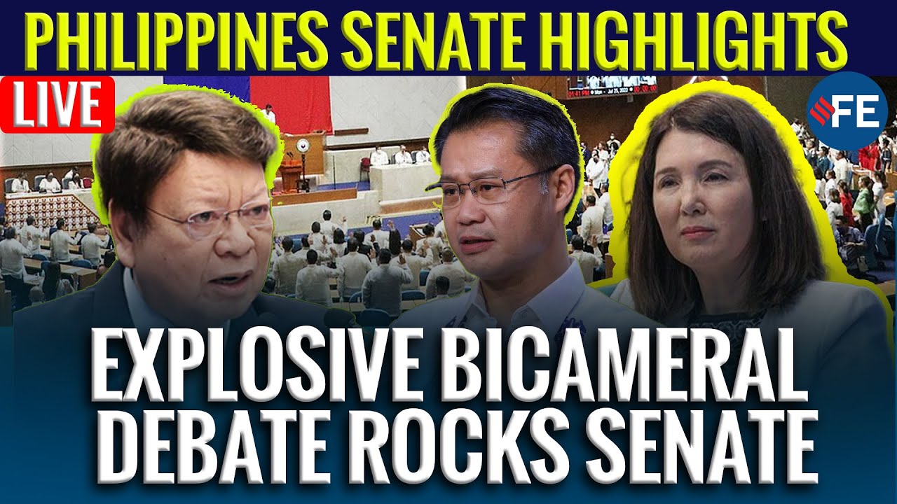 Philippines Senate LIVE:  Debate Erupts in Bicameral Conference Committee Over House Bill Votes