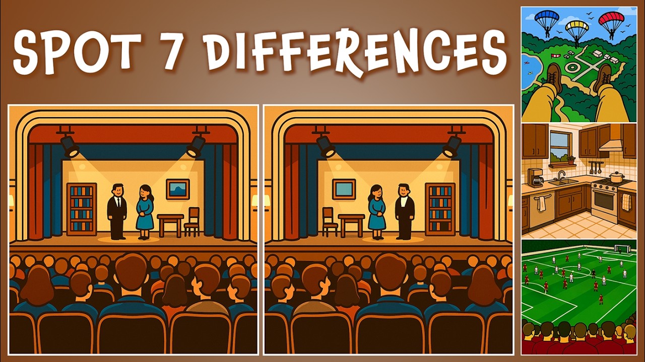 Spot the Difference (Mirrored) – 4 Visual Tests (#3)