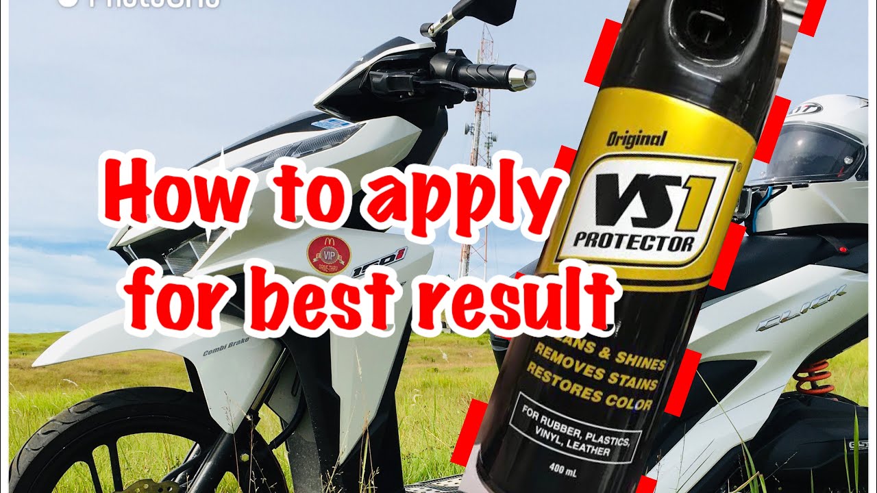 Honda Click 150i GC | How to apply VS1 Protector formula to our motorcycle