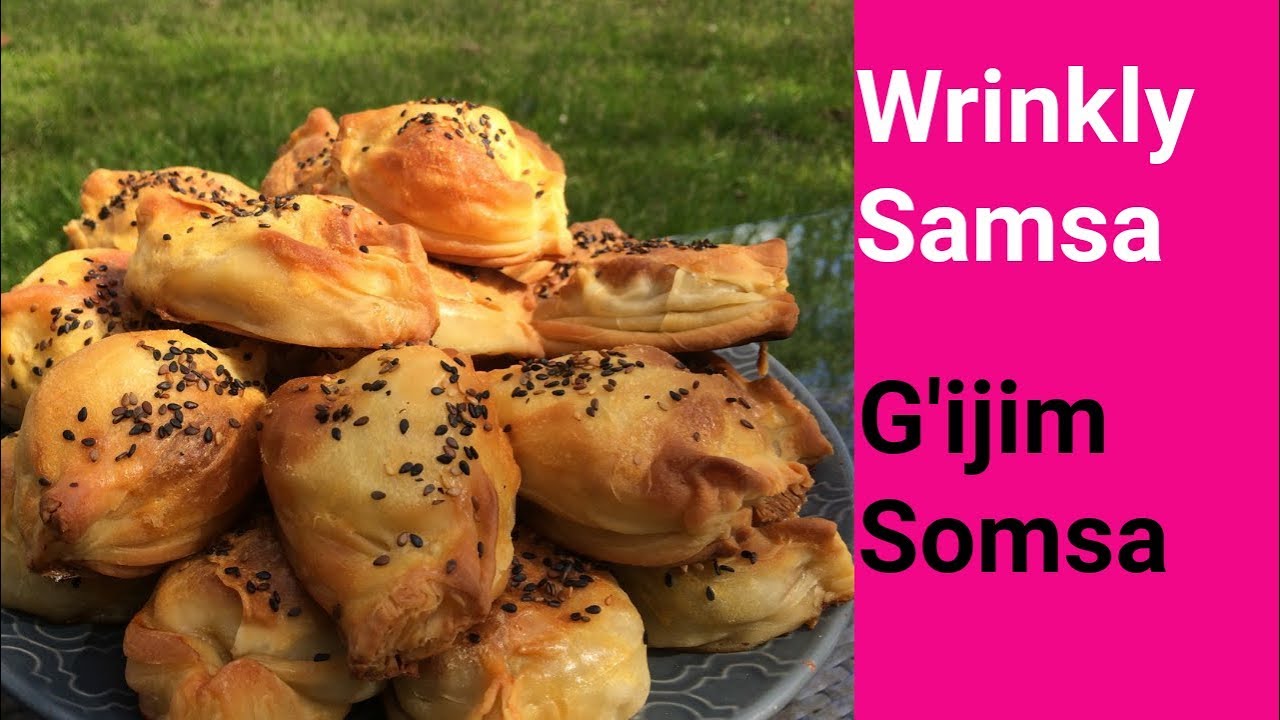 Uzbek Cuisine | Wrinkly Samsa | G'ijim Somsa | Морщинка Самса