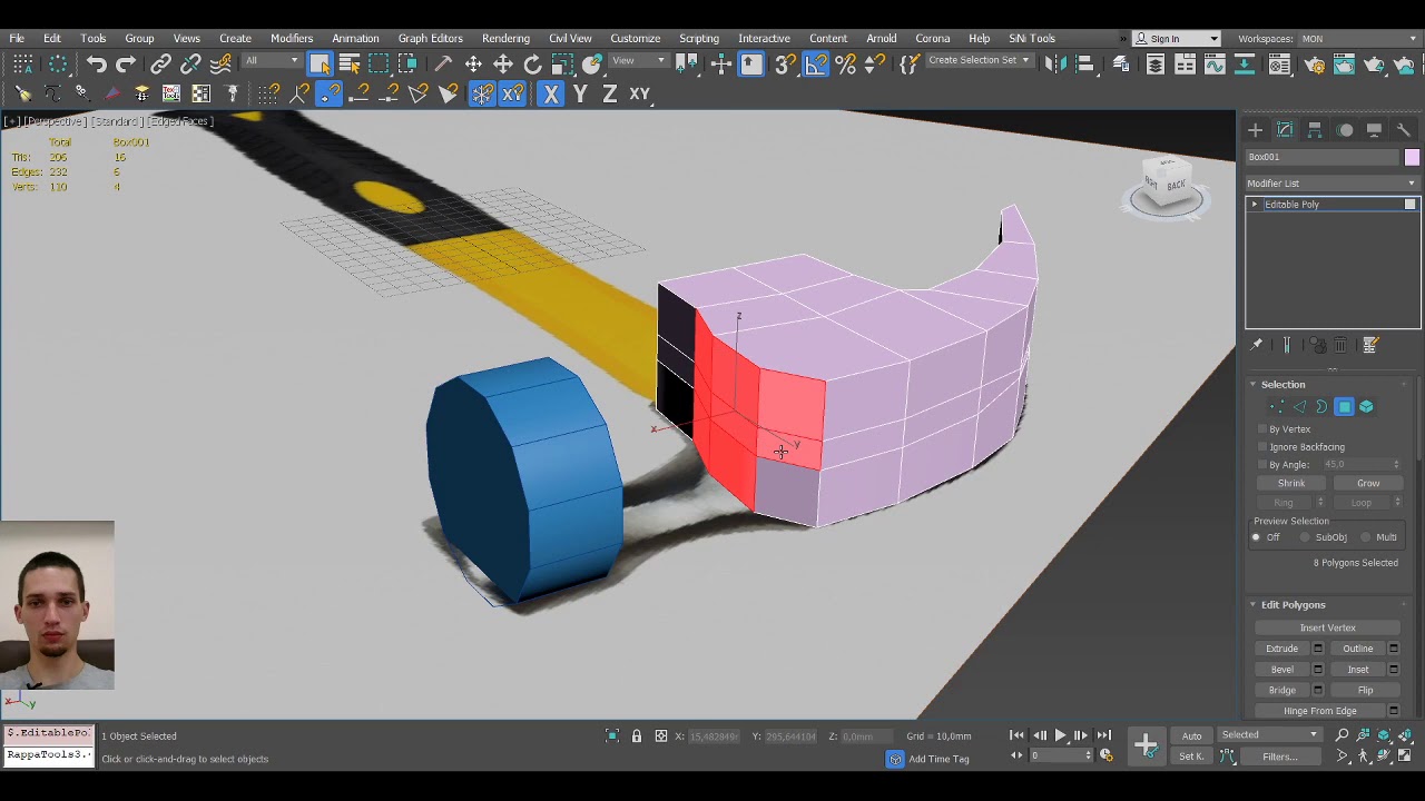 Инструмент Bridge в 3Ds Max. Плавные переходы между формами