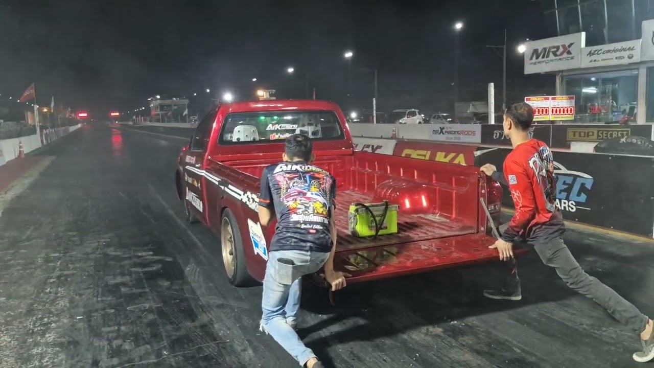 Drag racing Test run 402m Bangkok Drag Avenue 06/02/2569
