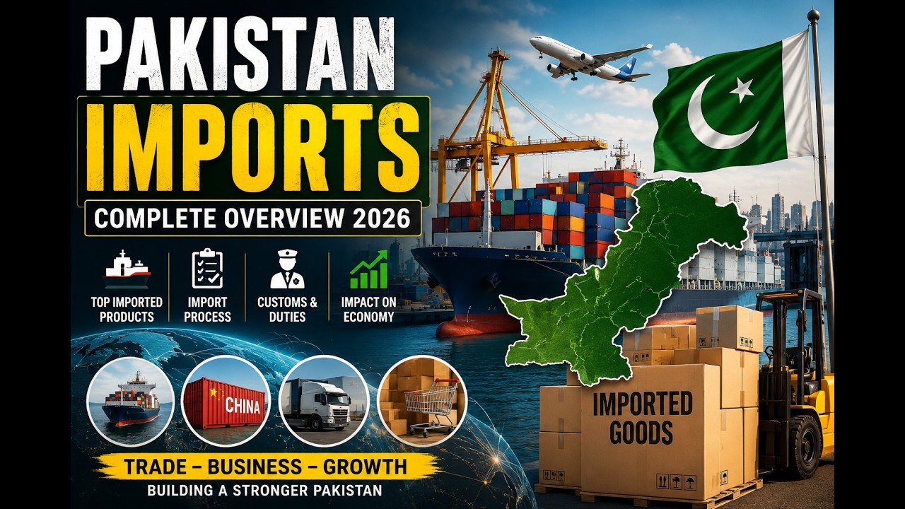 Pakistan Imports Explained 2026 | Top Imported Products, Trade, Economy & Import Business Guide