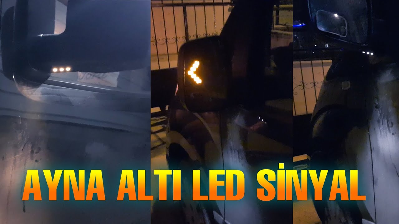 Araba // Araç Ayna Altı Led Nasıl Yapılır // How to Make Car Led Under Mirror