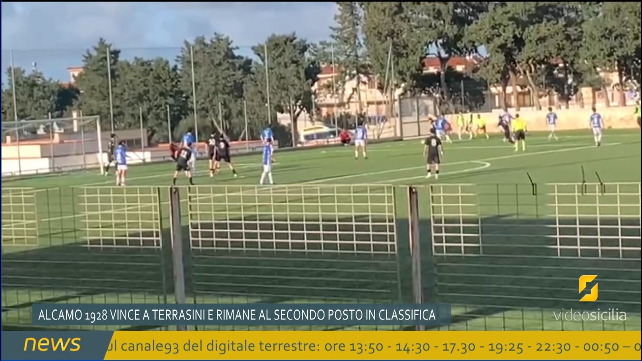 Alcamo 1928 vince a Terrasini e rimane al secondo posto in classifica