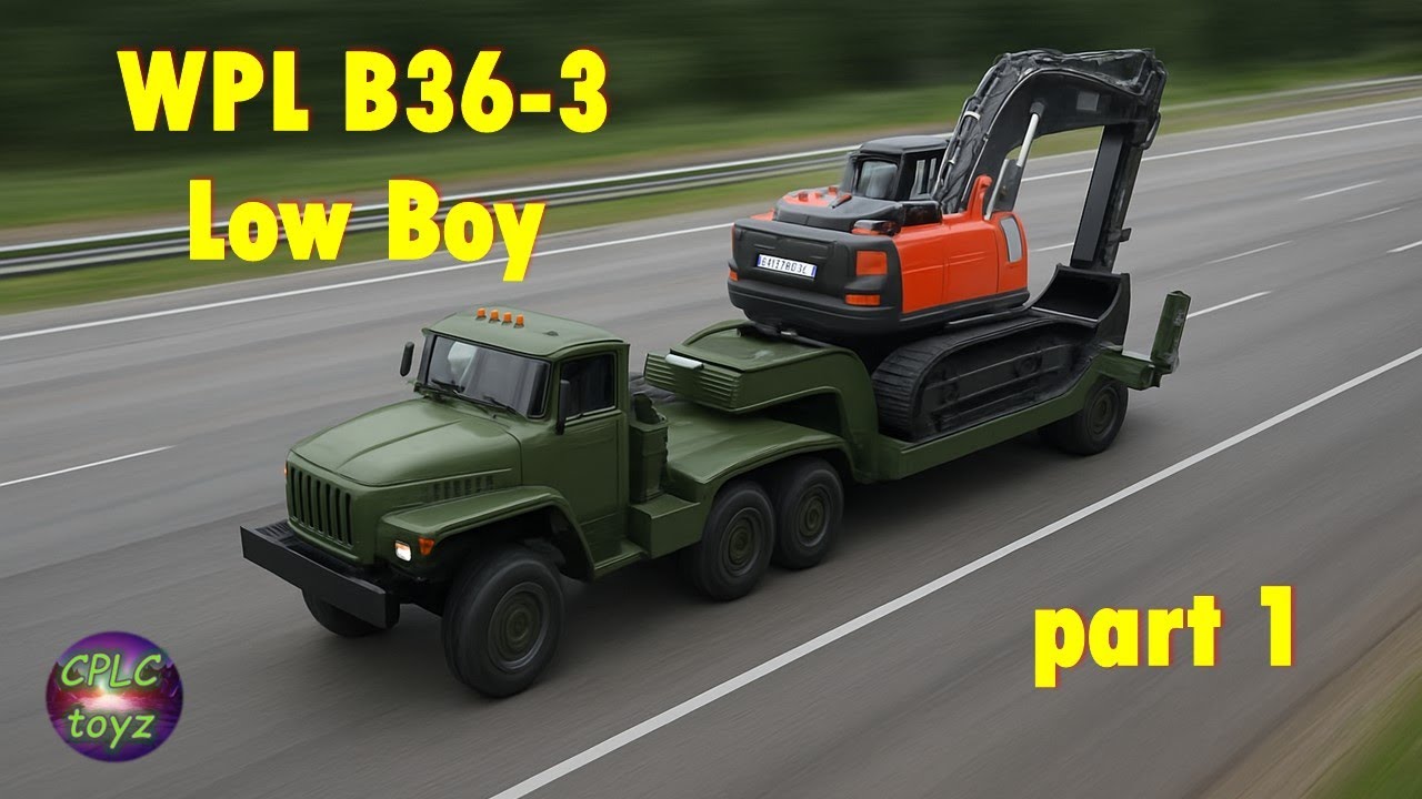 WPL B36 Low Boy Transporter part 1 
