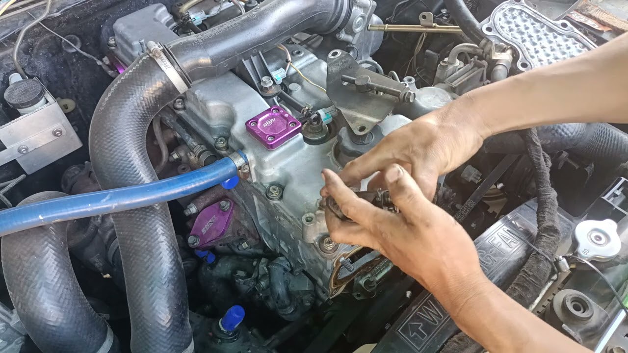 วิธีเปลี่ยนตัวดันโซ่ราวลิ้นisuzu d-max 4jk1ปี05-06-07
