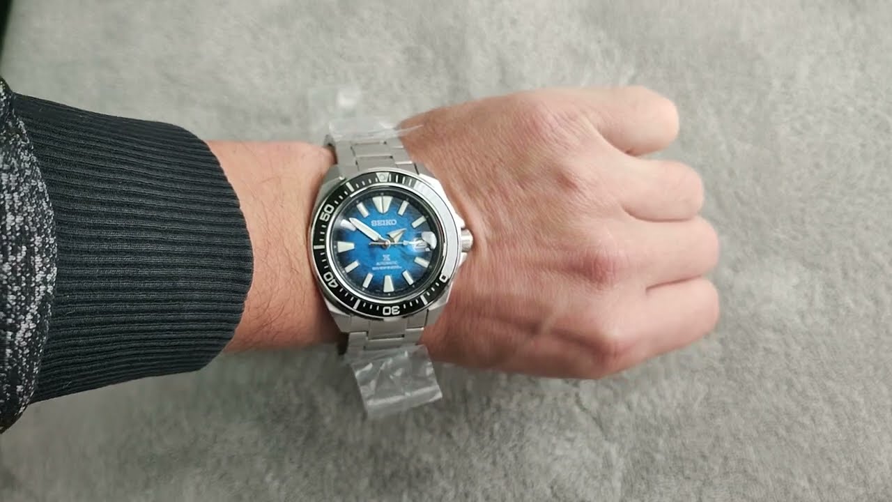 SEIKO Prospex King Samurai Save the Ocean Manta Ray SRPE33K1