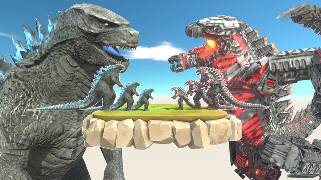 What If Growing Godzilla 2014 VS Mechagodzilla Size Comparison - ARBS