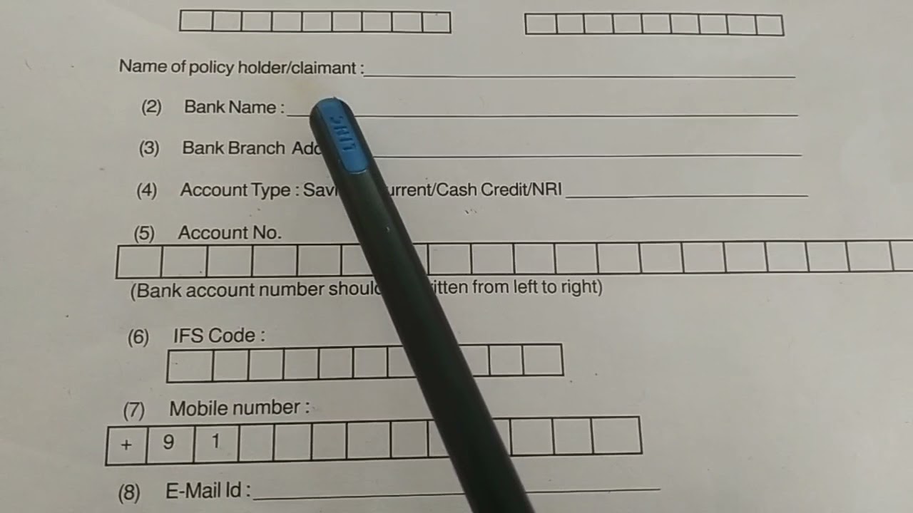 How to fill Lic Neft form, complete information.
