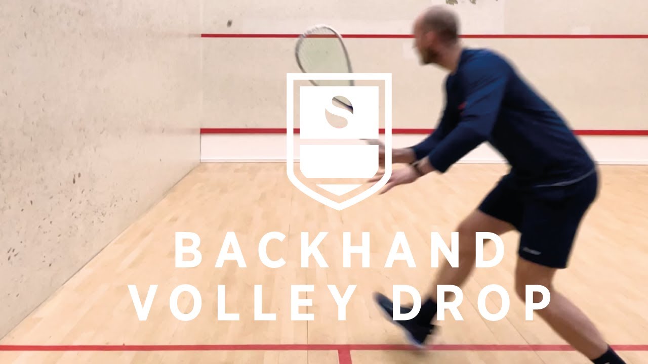 Squash Tips&Tricks: Backhand volley drop