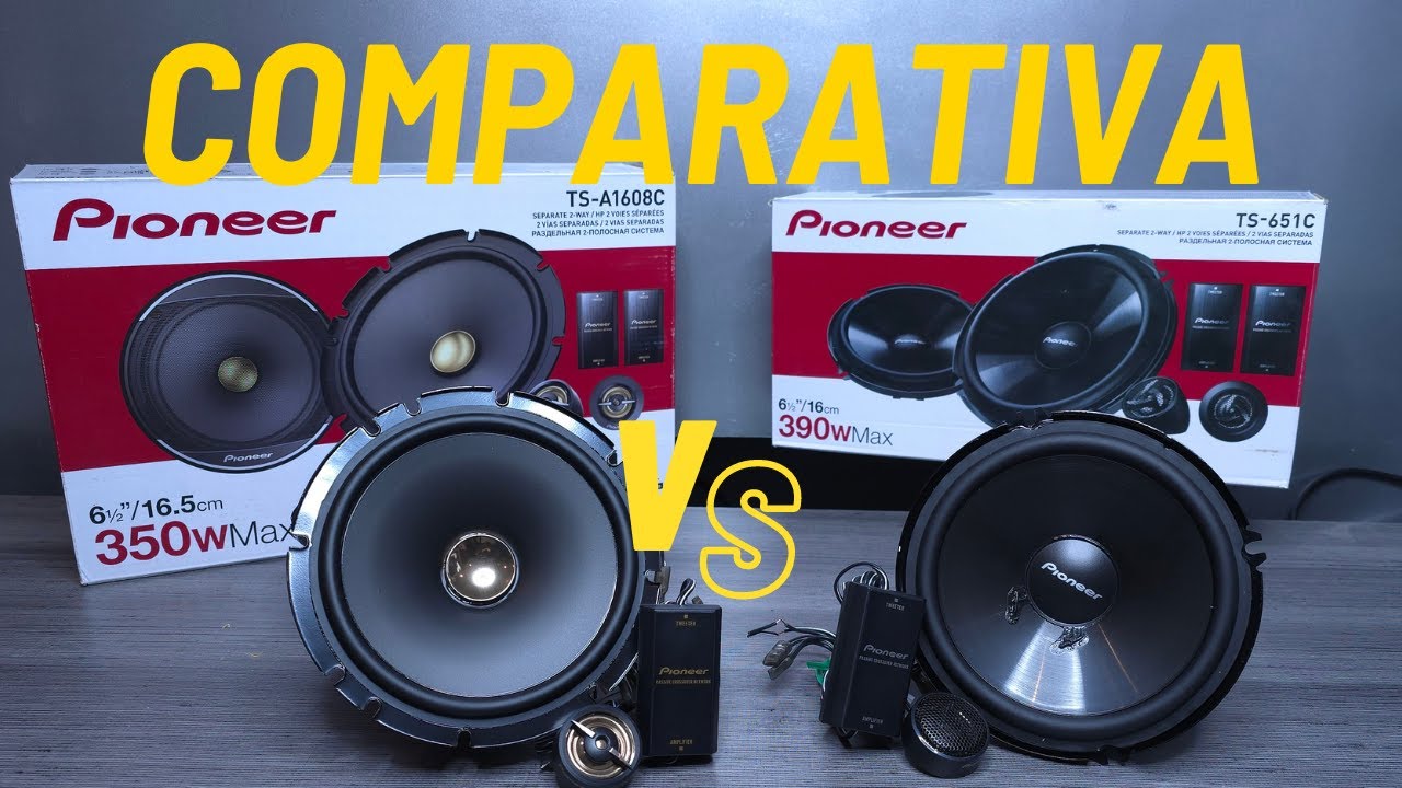 COMPONENTES PIONEER | COMPARATIVA | TS-651C | TS-A1608C