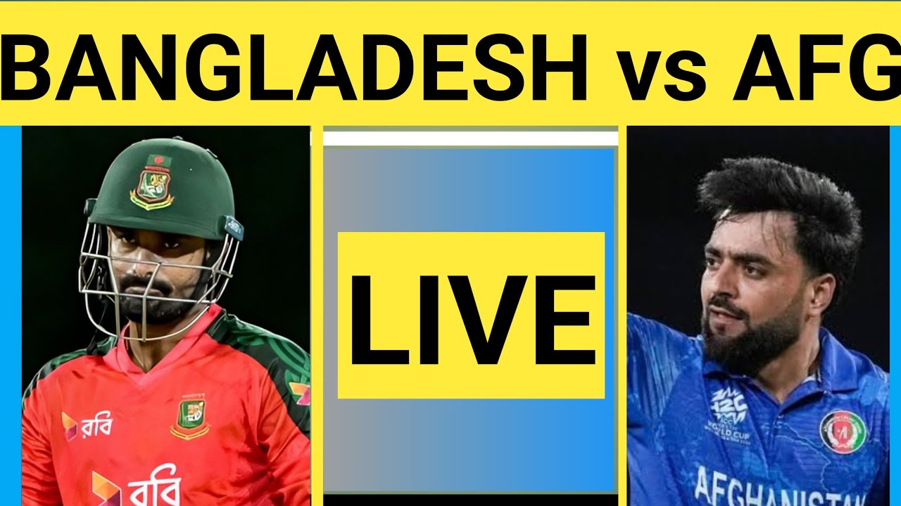 LIVE || BANGLADESH vs AFGHANISTAN || LIVE SCORE & COMMENTARY || Prematch