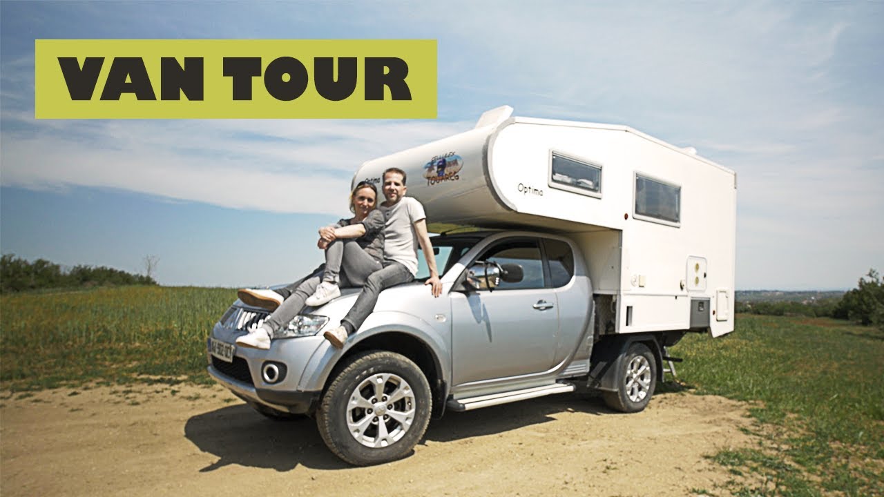 Visite de notre CELLULE PICKUP 4X4 | Le mini CAMION d'EXPÉDITION !