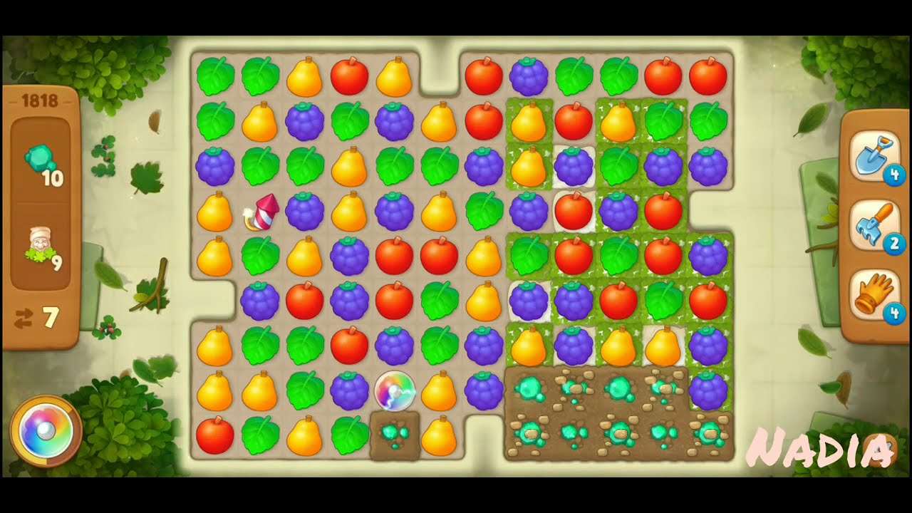 Gardenscapes Level 1818. No Boosters used