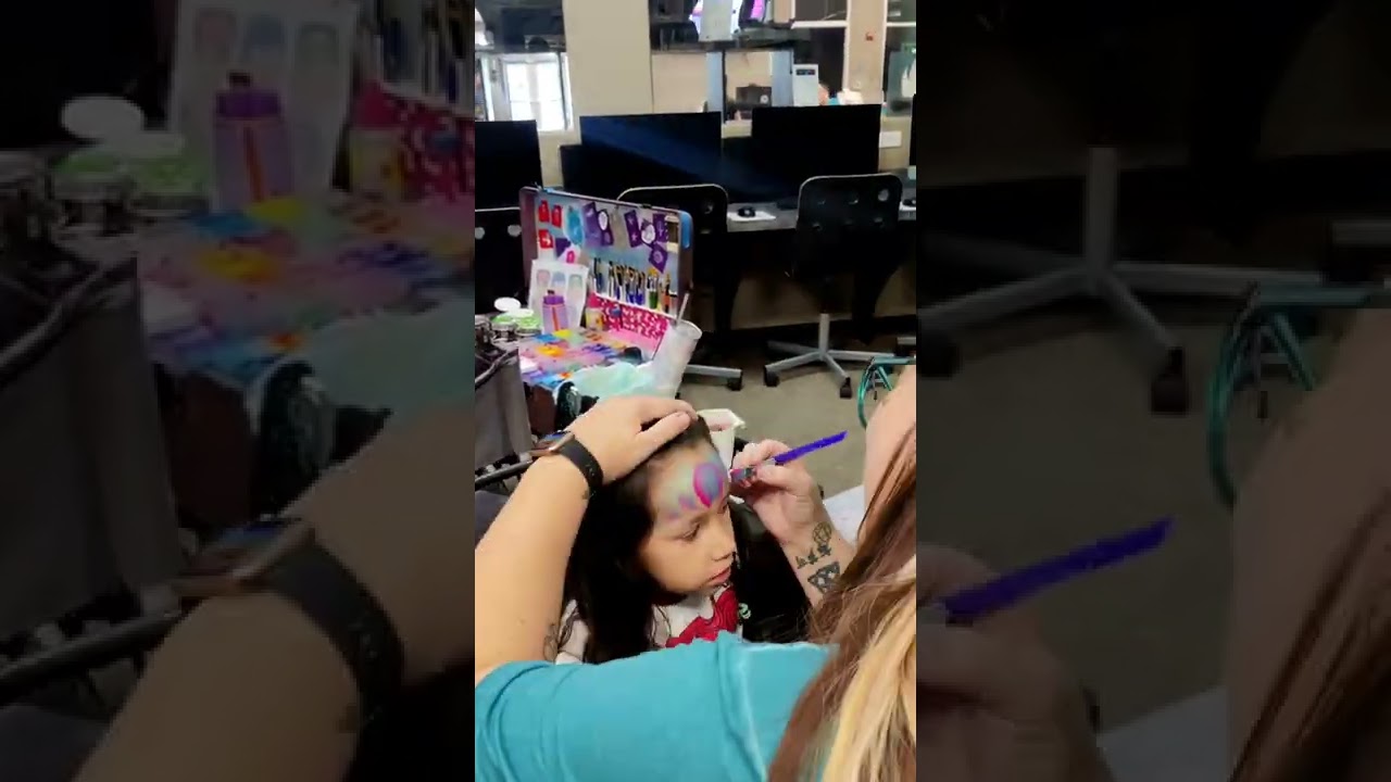 Little Mermaid Face Painting