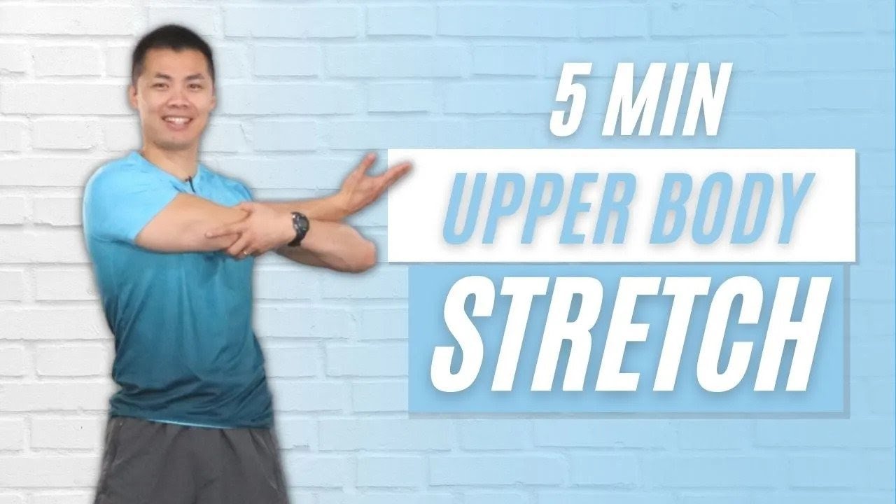 5 Minute Upper Body Stretch For Warm Up & Cool Down   Coach Patrick Perform & Transform