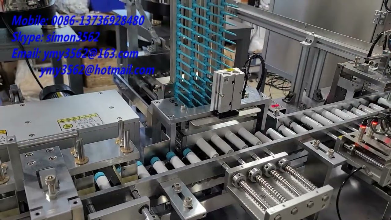 Automatic Solid glue stick pipe assembly machine / Lipstick tube assembly machine